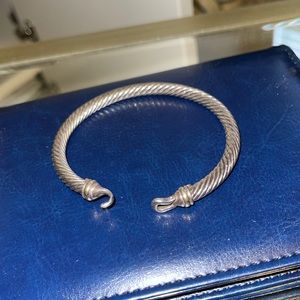 David Yurman silver cable bracelet